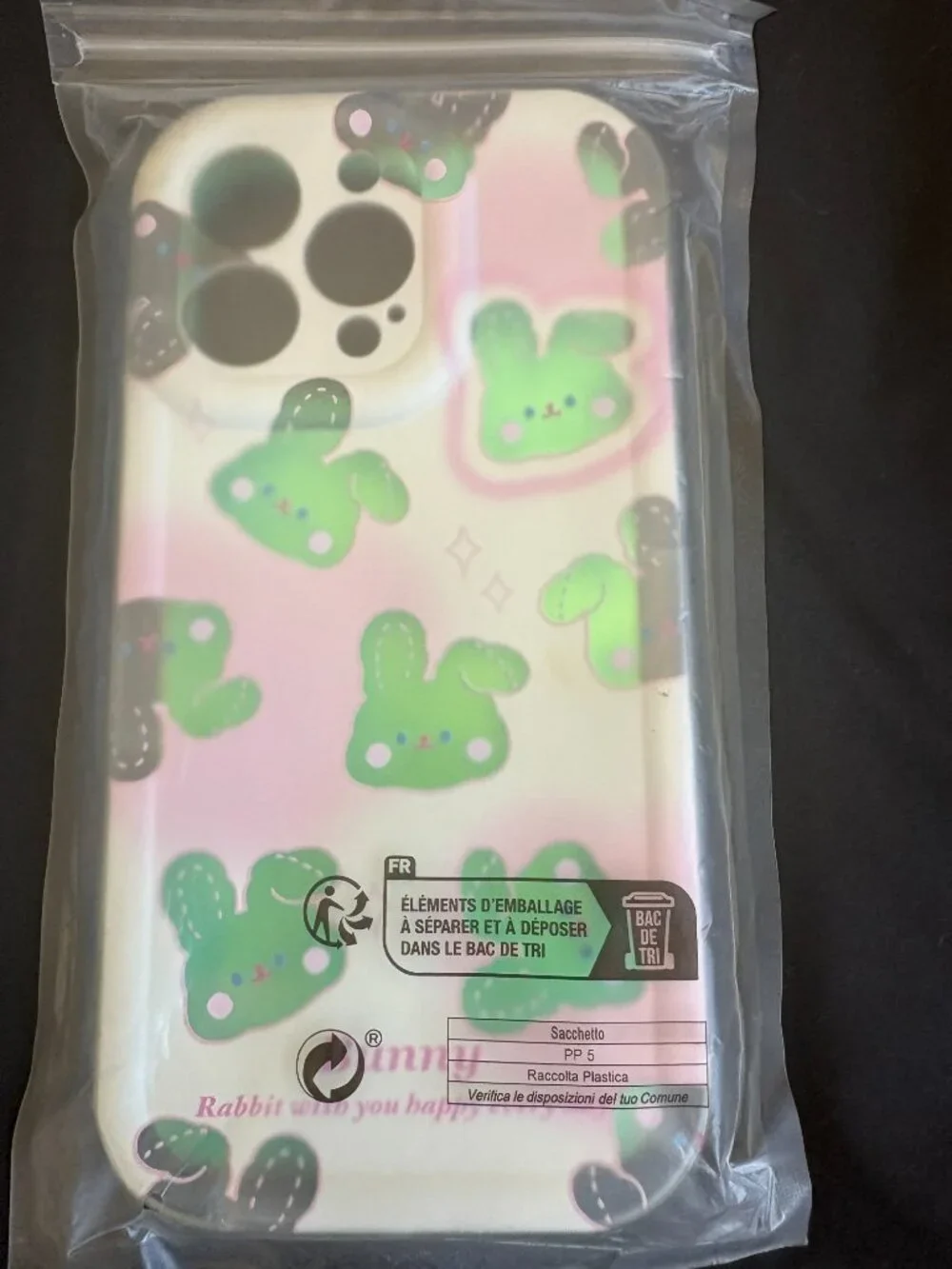 iPhone 15 Pro Max Bunny Phone Case Cute Pastel Rabbits